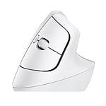 Logitech Lift for Mac Blanco  Ratón ergonómico vertical