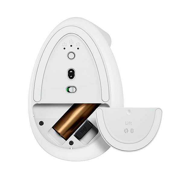 Logitech Lift Blanco crudo  Ratón ergonómico vertical
