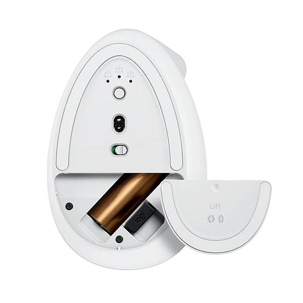 Logitech Lift Blanco crudo  Ratón ergonómico vertical