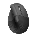 Logitech Lift Grafito Ergonómico Vertical 4 botones | Ratón Inalámbrico