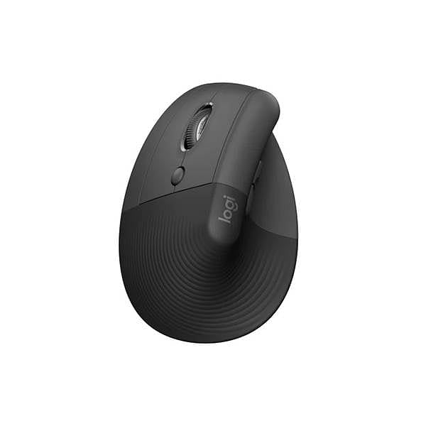 Logitech Lift Grafito Ergonómico Vertical 4 botones  Ratón Inalámbrico