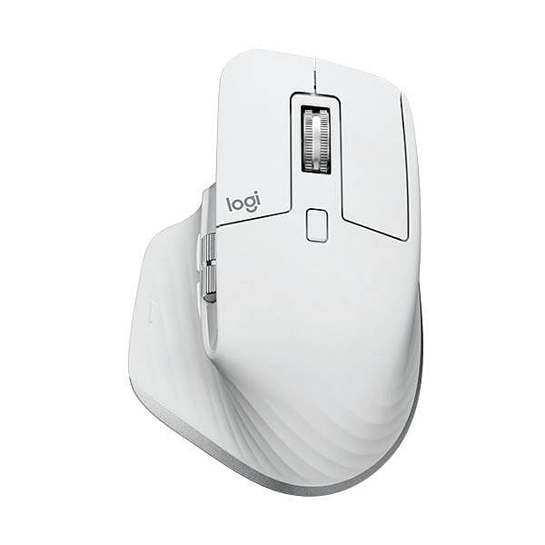 Logitech MX Master 3S  Ratón Inalámbrico Bluetooth Sensor Óptico 8000 DPI Blanco Pálido