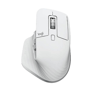 Logitech MX Master 3S  Ratón Inalámbrico Bluetooth Sensor Óptico 8000 DPI Blanco Pálido