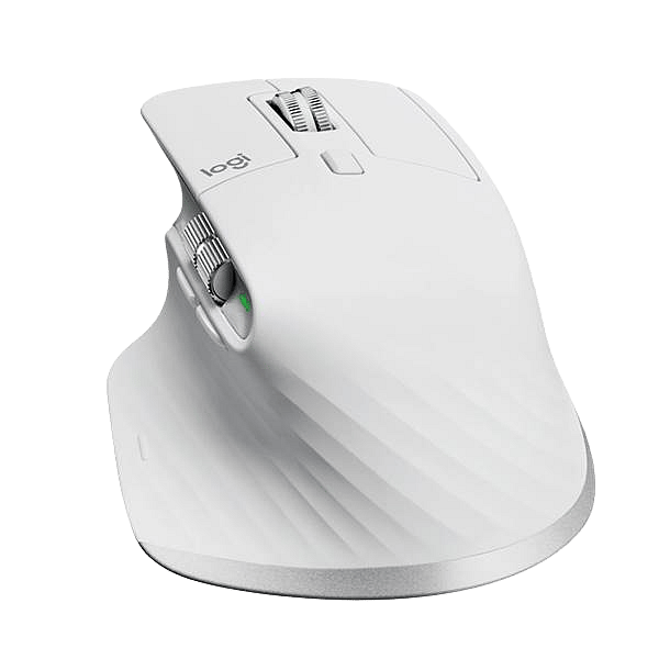 Logitech MX Master 3S  Ratón Inalámbrico Bluetooth Sensor Óptico 8000 DPI Blanco Pálido