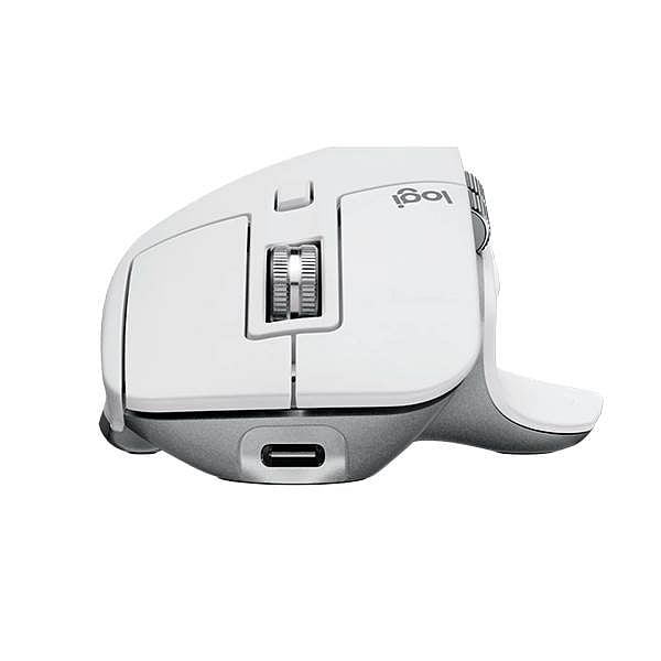Logitech MX Master 3S  Ratón Inalámbrico Bluetooth Sensor Óptico 8000 DPI Blanco Pálido