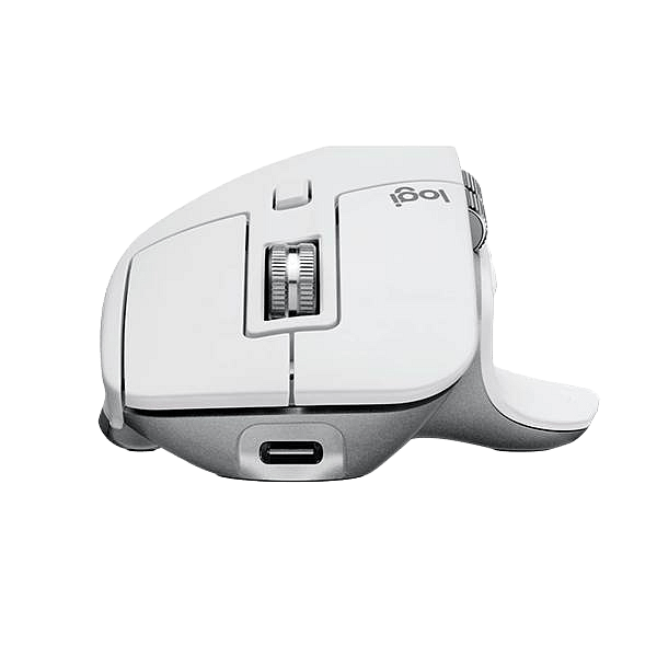 Logitech MX Master 3S  Ratón Inalámbrico Bluetooth Sensor Óptico 8000 DPI Blanco Pálido
