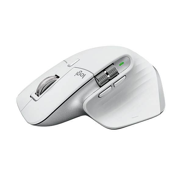 Logitech MX Master 3S  Ratón Inalámbrico Bluetooth Sensor Óptico 8000 DPI Blanco Pálido