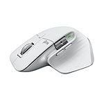 Logitech MX Master 3S  Ratón Inalámbrico Bluetooth Sensor Óptico 8000 DPI Blanco Pálido