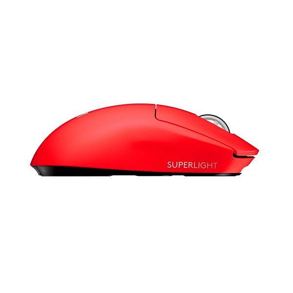 Logitech G Pro X Superlight Wireless Gaming Rojo  Ratón