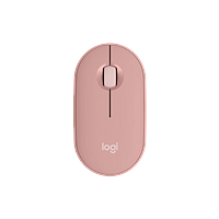 Pebble Mouse 2 M350s Óptico Bluetooth Rosa - Ratón