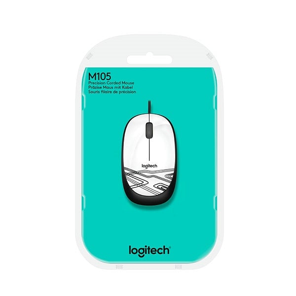 Logitech M105 blanco  Ratón
