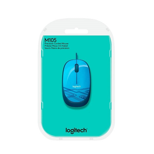 Logitech M105 azul  Ratón