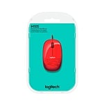 Logitech M105 rojo  Ratón