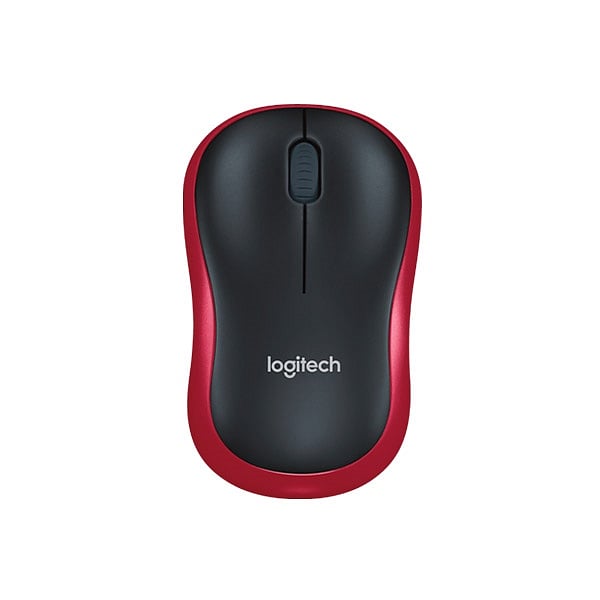 Logitech M185 rojo Wireless  Ratón