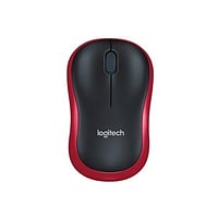 Logitech M185 rojo Wireless - Ratón
