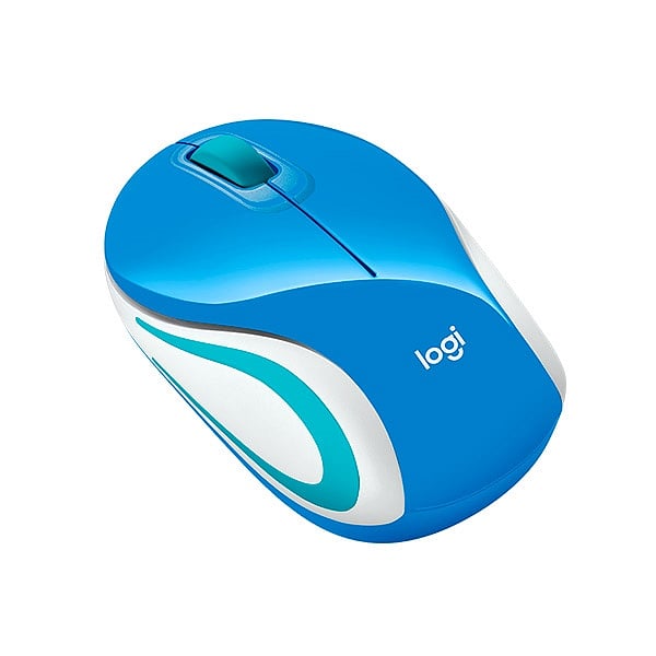 Logitech M187 azul Wireless Ratón