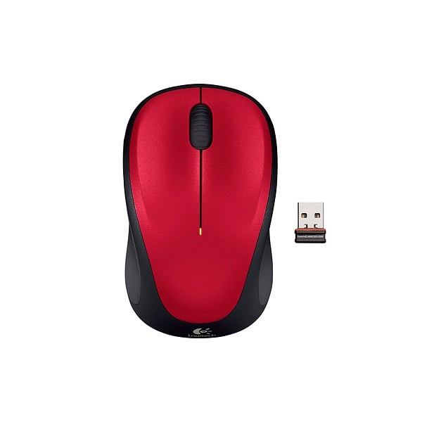 Logitech M235 rojo Wireless  Ratón