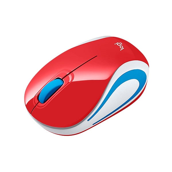 Logitech M187 rojo Wireless  Ratón