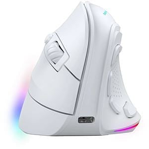 Mars Gaming MMSKW  Ratón Gaming Inalámbrico Vertical 8400 DPI White