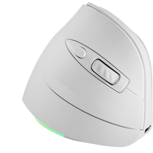 Mars Gaming MMSKW  Ratón Gaming Inalámbrico Vertical 8400 DPI White