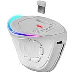 Mars Gaming MMSKW  Ratón Gaming Inalámbrico Vertical 8400 DPI White