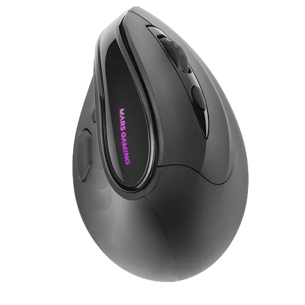 Mars Gaming MMSK  Ratón Gaming Inalámbrico Vertical 8400 DPI Black