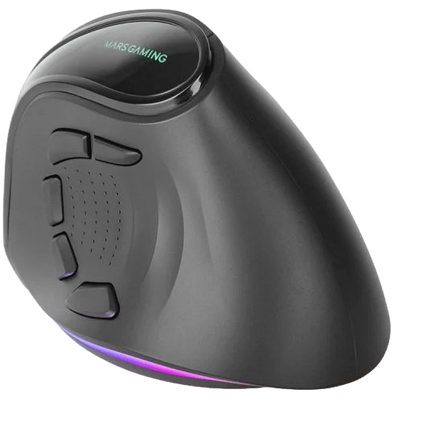 Mars Gaming MMSK  Ratón Gaming Inalámbrico Vertical 8400 DPI Black