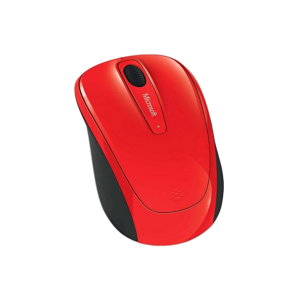Microsoft Wireless Mobile Mouse 3500 Rojo  Ratón