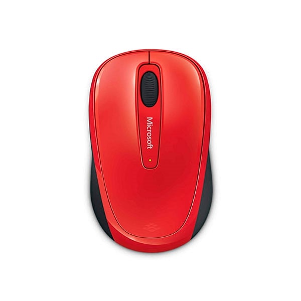 Microsoft Wireless Mobile Mouse 3500 Rojo  Ratón