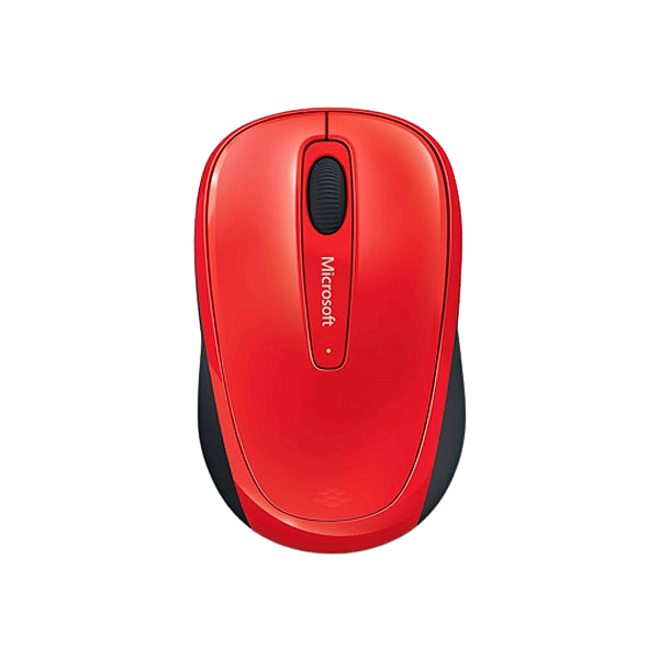 Microsoft Wireless Mobile Mouse 3500 Rojo  Ratón