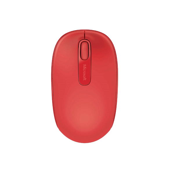Microsoft Wireless Mobile Mouse 1850 Rojo  Ratón