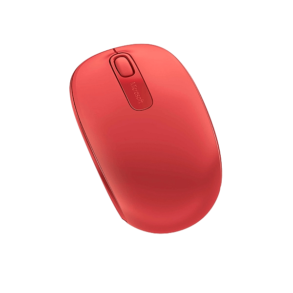 Microsoft Wireless Mobile Mouse 1850 Rojo  Ratón
