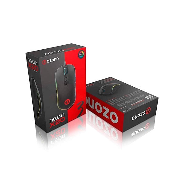Ozone Neon X20 RGB óptico 10000 DPI  Ratón