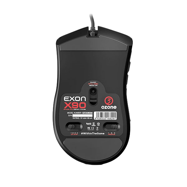 Ozone Exon X90 óptico 1200 DPI  Ratón