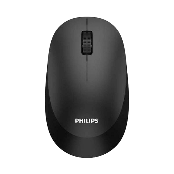 Philips SPK7307BL Wireless Black  Ratón
