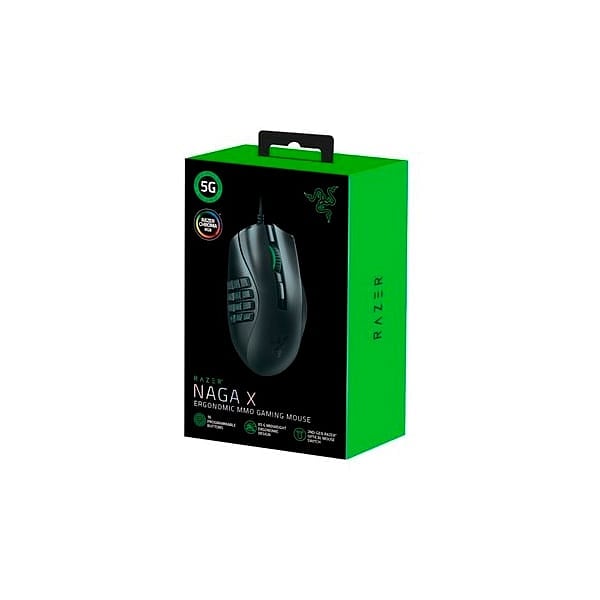 Razer Naga X USB Óptico 18000 DPI  Ratón