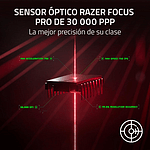 Razer DeathAdder V3 Pro  Ratón Inalámbrico ergonómico Sensor Óptico Focus Pro 30000 DPI 63g Hyperspeed Wireless