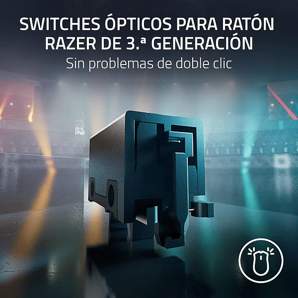 Razer DeathAdder V3 Pro  Ratón Inalámbrico ergonómico Sensor Óptico Focus Pro 30000 DPI 63g Hyperspeed Wireless