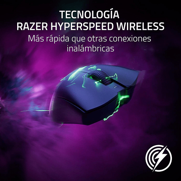 Razer DeathAdder V3 Pro  Ratón Inalámbrico ergonómico Sensor Óptico Focus Pro 30000 DPI 63g Hyperspeed Wireless