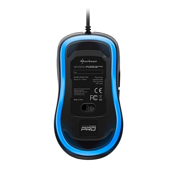 Sharkoon Force PRO USB 3200DPI Negro  Ratón