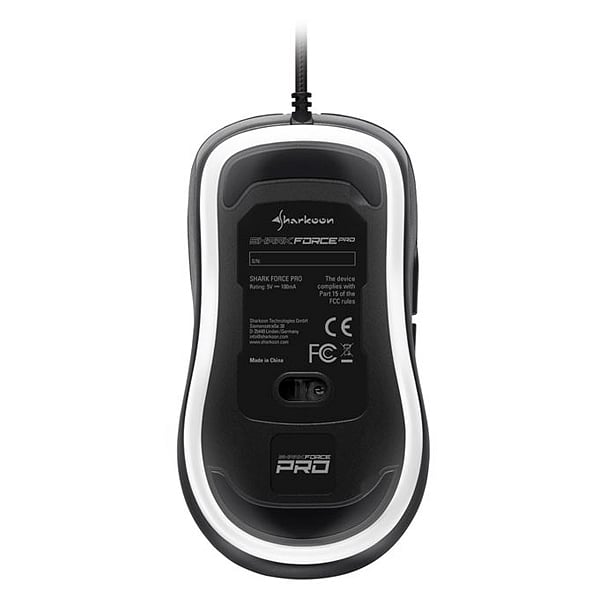 Sharkoon Force PRO USB 3200DPI Blanco  Ratón