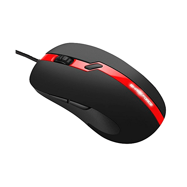 Sharkoon Force PRO USB 3200DPI Rojo  Ratón