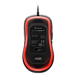Sharkoon Force PRO USB 3200DPI Rojo  Ratón