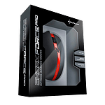 Sharkoon Force PRO USB 3200DPI Rojo  Ratón