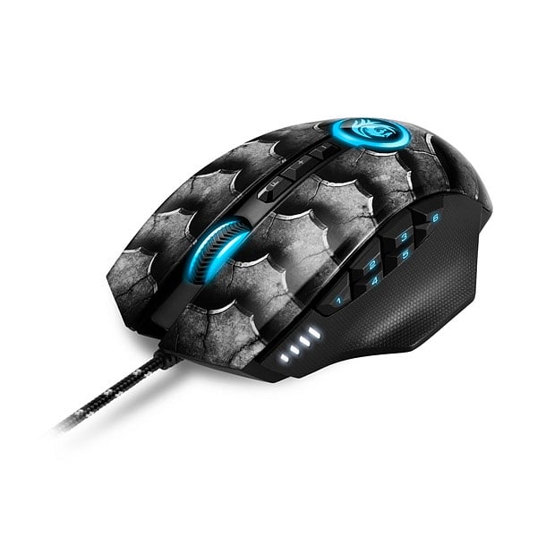 Sharkoon Drakonia II Black USB optico 15000 DPI  Ratón
