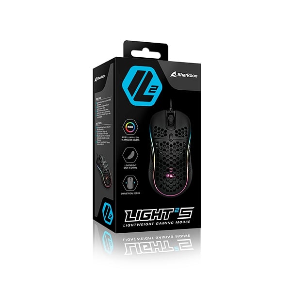 Sharkoon Light S Black  Ratón