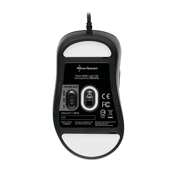 Sharkoon Light 100 Black  Ratón