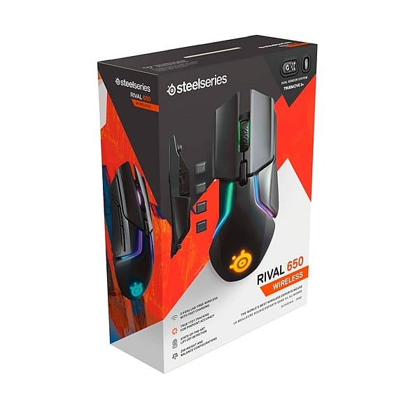 SteelSeries Rival 650 Wireless RGB  Ratón