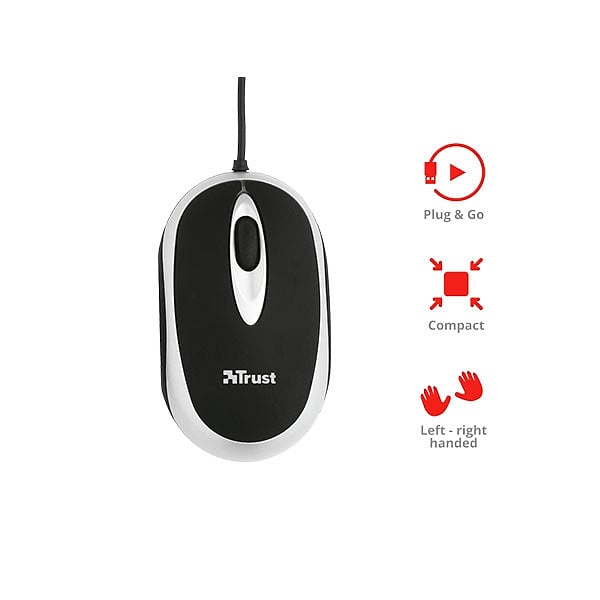 Trust Centa mini negro USB  Ratón