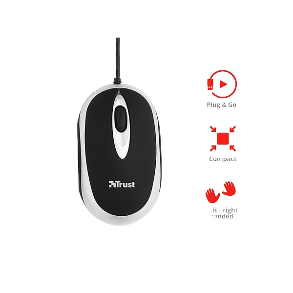 Trust Centa mini negro USB  Ratón